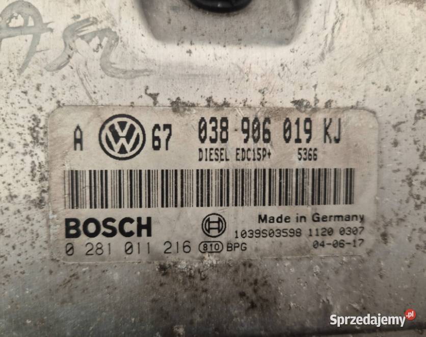 STEROWNIK SILNIKA VW GOLF IV VW BORA 19 TDI ASZ Działoszyce