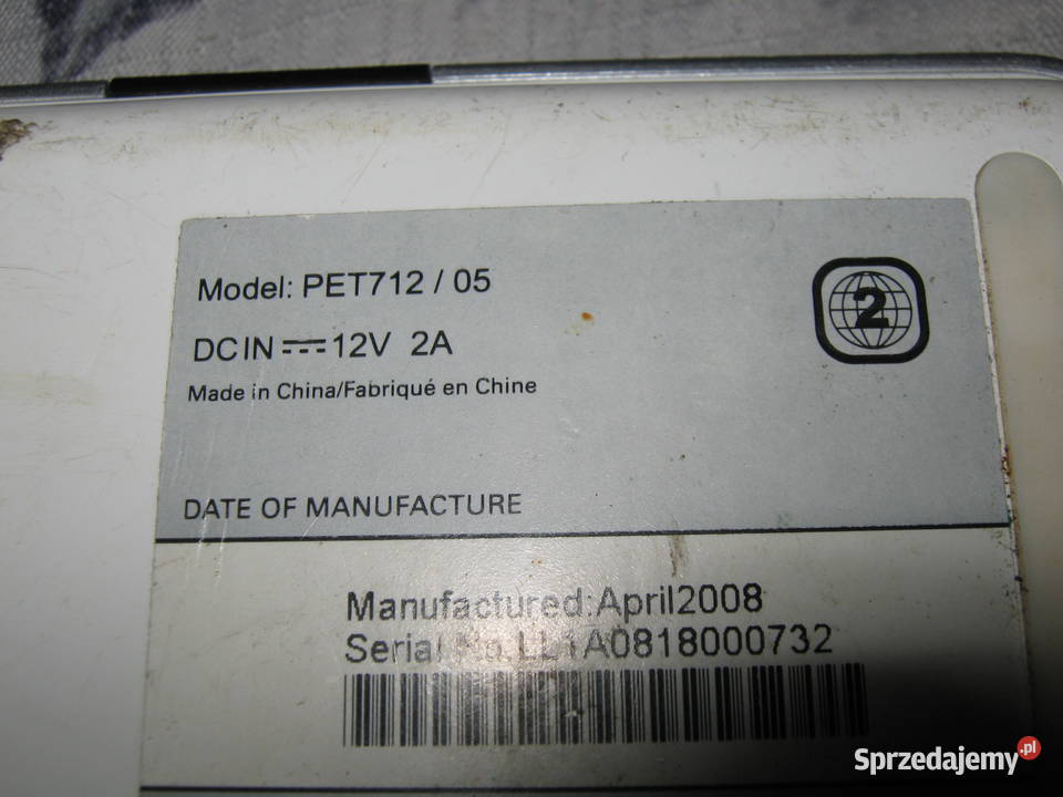 PHILIPS PET 71205 DVD 12 V DO SAMOCHODU małopolskie Nowy Sącz