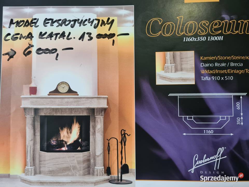 Obudowa kominek wyprzedaż magazynu Jełowa