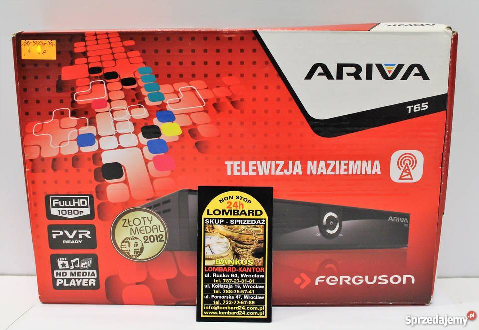 Tuner naziemny DVBT Ferguson Ariva T65