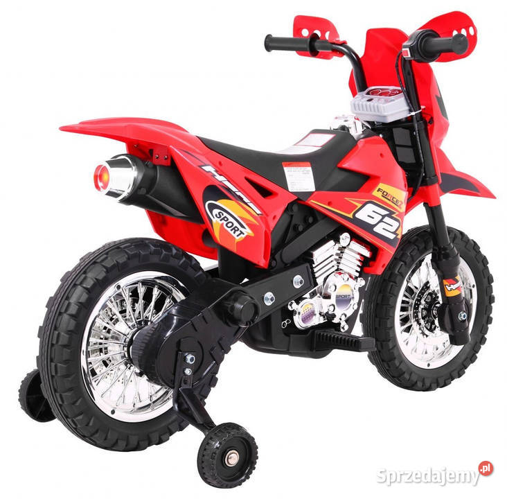 Motorek Cross dzieci Pojazd na akumulator autko Łopuszno