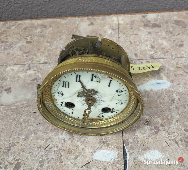 M223 Mechanizm starego francuskiego zegara pomorskie Tczew