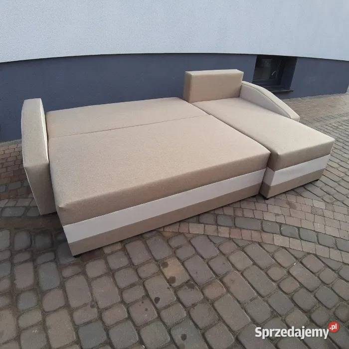 Tani narożnik 230x145 z funkcją spania Szybka 230cm Meble