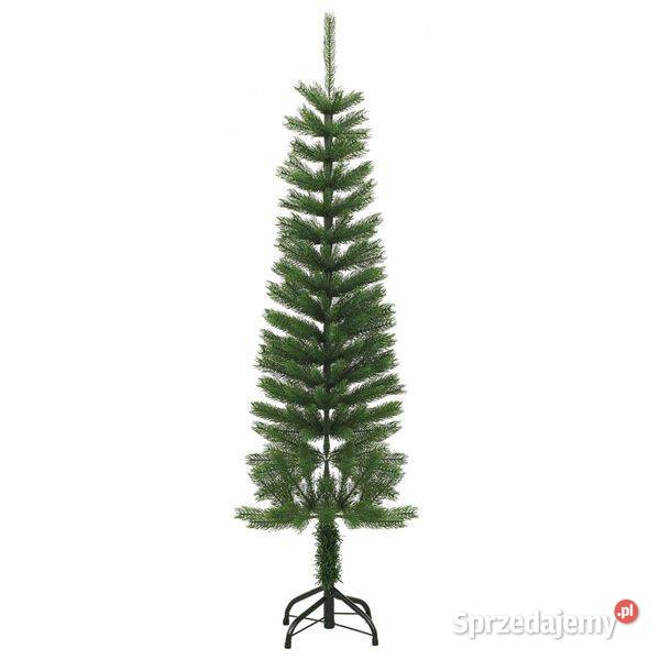 vidaXL Sztuczna smukła choinka ze stojakiem 150 Warszawa