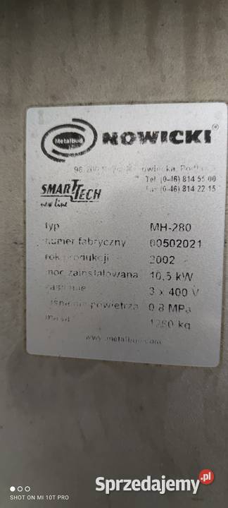 Nastrzykiwarka Nowicki MH 280 Dobieszowice