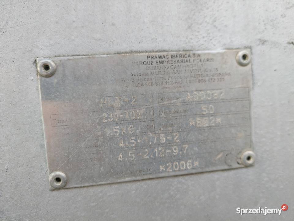 Wieża Oświetleniowa maszt hydrauliczny Grabanina