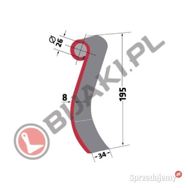 Zestaw noży NOB05Z2 zamiast bijaka RM46 do Chmielniki sprzedam