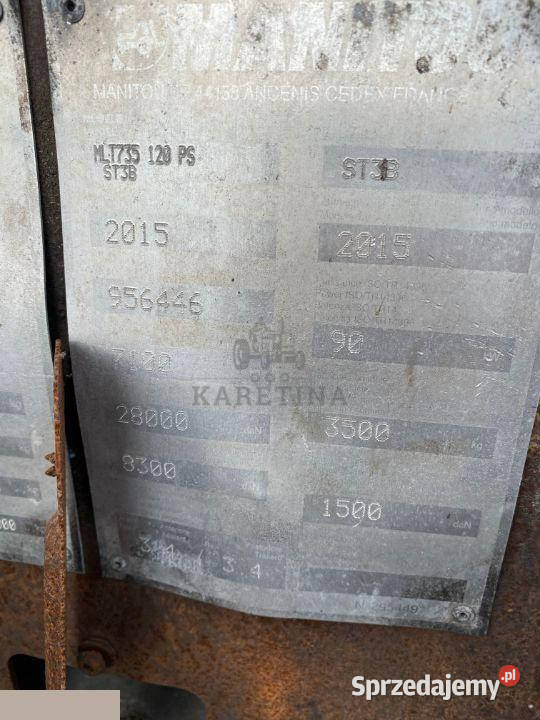 Manitou MLT 735 Most Przedni Tylny Atak wielkopolskie Jastrzębniki sprzedam