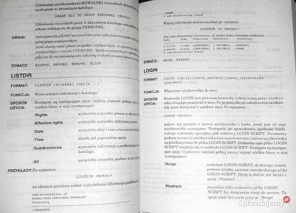 Poradnik użytkownika Novell Netware 311 Jacek Chełm