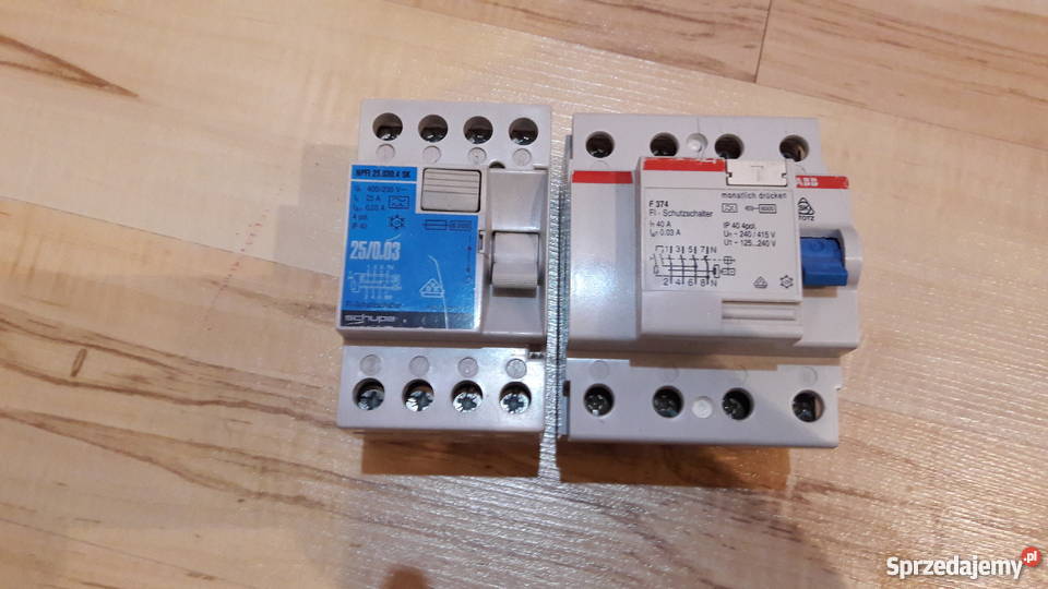 WYŁĄCZNIK RÓŻNICOWOPRĄDOWY RÓŻNICÓWKA 25A 40A opolskie Opole