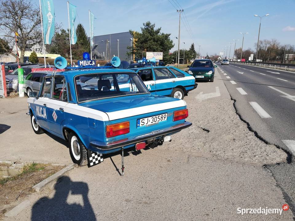 Fiat 125p milicja super zamiana Pruszków