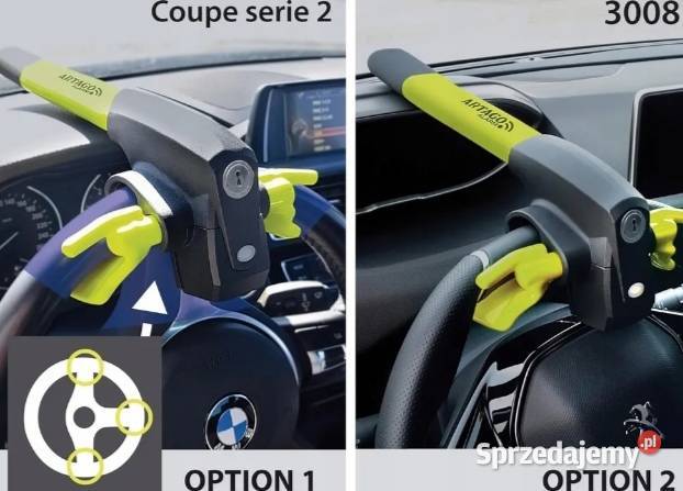 Blokada kierownicy z alarmem ARTAGO