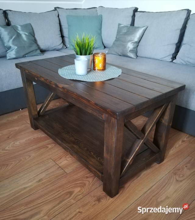 Stolik kawowy Ława drewniana rustykalna Meble Szadek