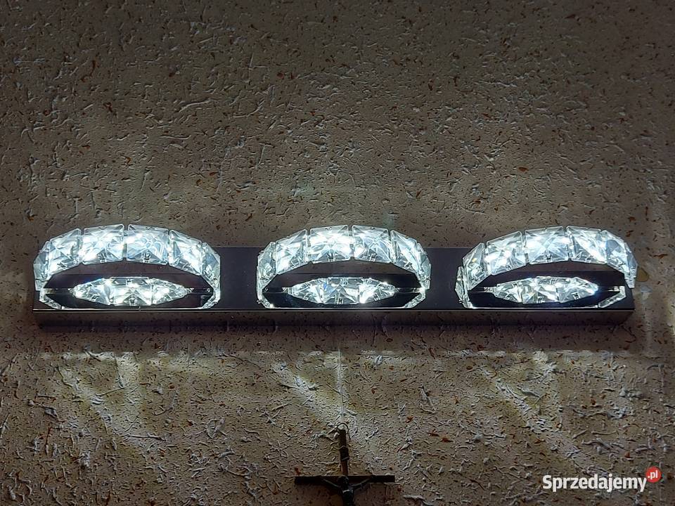 Kinkiet lampa led z kryształkami Oświetlenie Olkusz