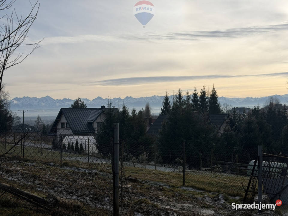 Widokowa Działka budowlana 655 m Nowy Targ małopolskie