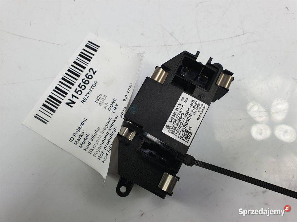 REZYSTOR AUDI A5 8K0820521B Lipno sprzedam