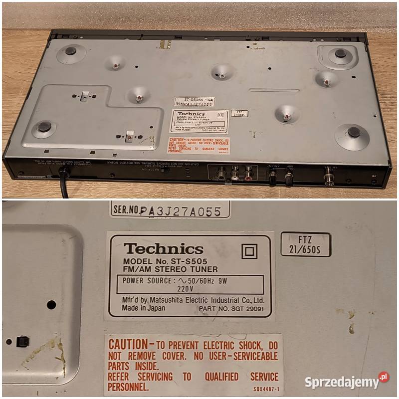 Tuner Technics STS505 sprawdzony sprawny Piotrków Trybunalski