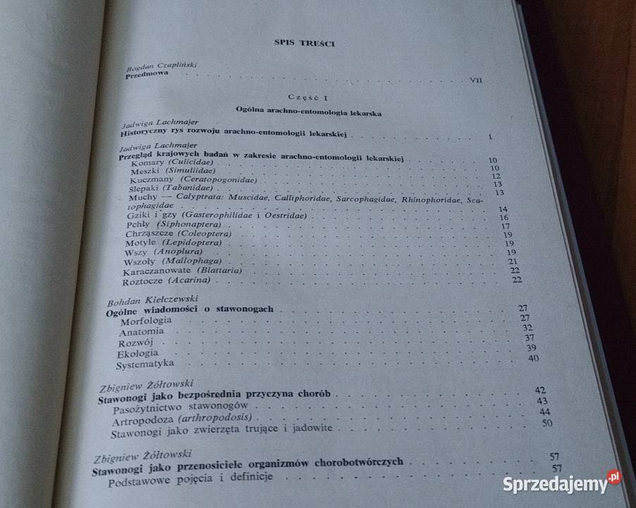 Arachnoentomologia lekarska red Zbigniew medycyna, nauki medyczne Gdańsk