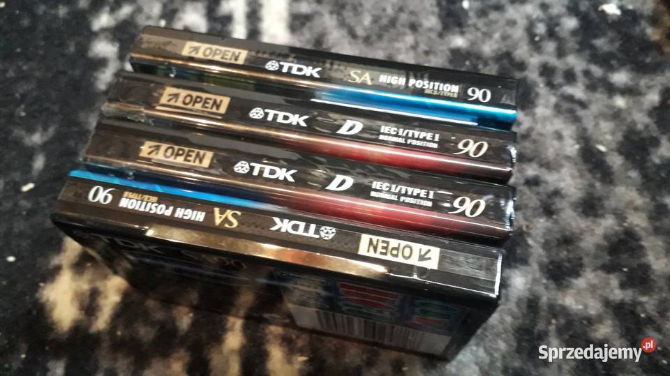 Kasety magnefonowe tdk 90 nowe Leżajsk