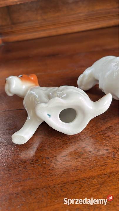 Piesek Figurka porcelanowa Śliczna figurka bez pomorskie Gdańsk