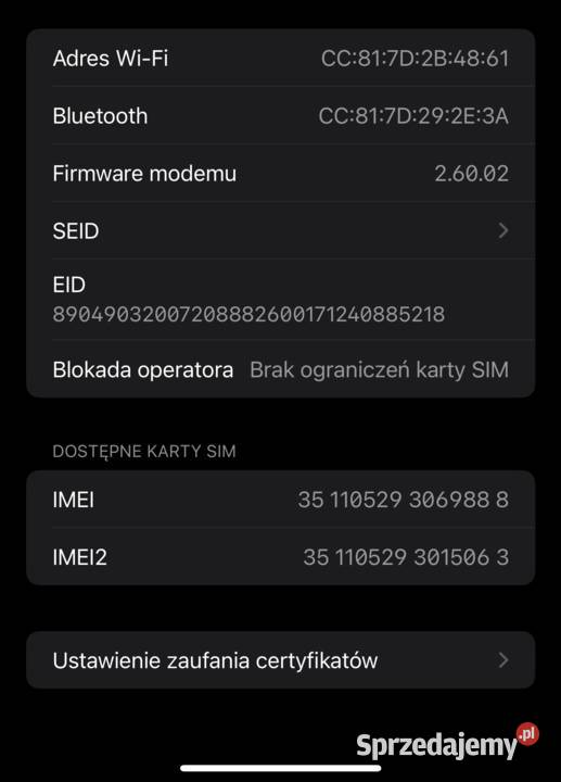 iPhone 15 Pro 100 kondycja baterii Wrocław