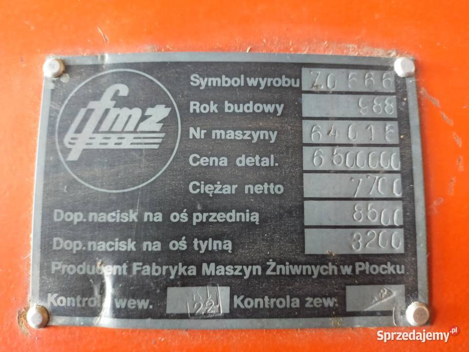 Kombajn bizon super Z058 nieuszkodzony Przemyśl