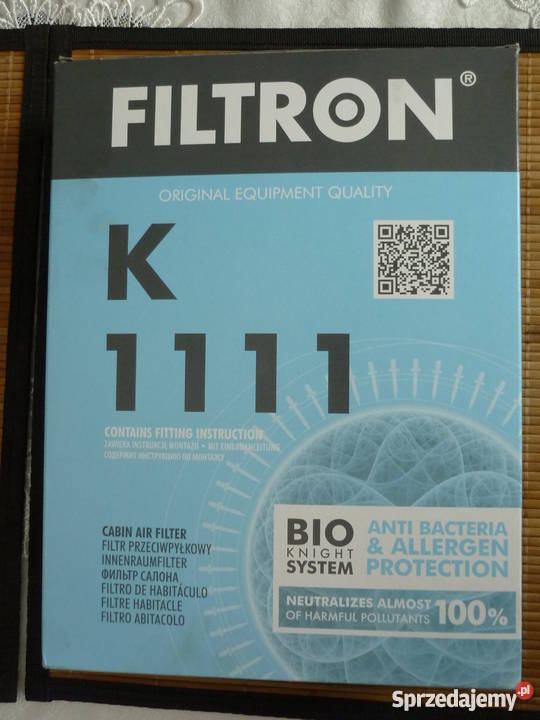 Filtr kabinypyłkowy FILTRON K1111 Audi Skoda