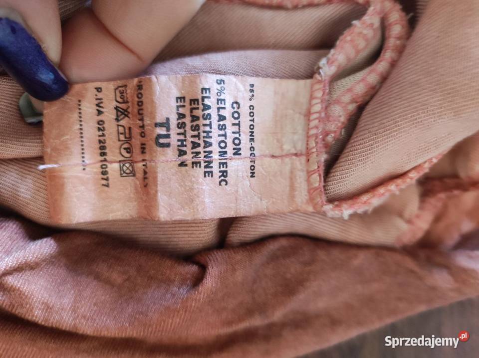 spodnie luźne haremki alladynki chinosy Samurai pomarańczowy Kielce sprzedam