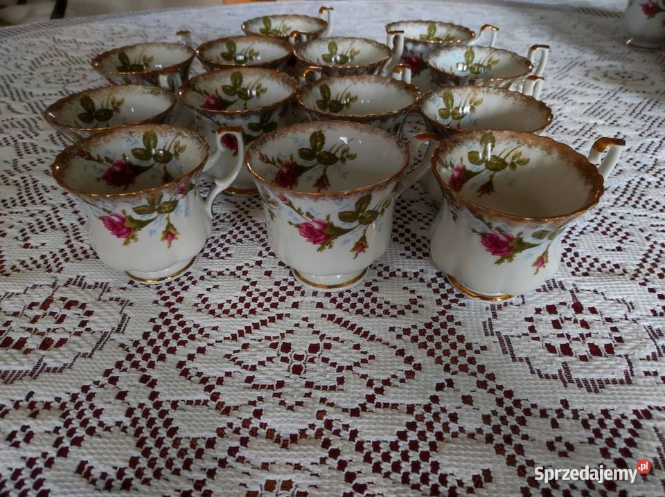 filiżanka Złocona złota Róża Iwona Chodzież Kielce