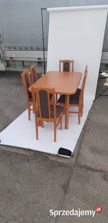Stół + 6 krzeseł, 35 kolorów, transport cała POLSKA , nowe