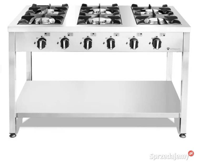 Nowa Kuchnia Gazowa Gastronomiczna 6 palnikowa Biznes i Przemysł Ostrów Wielkopolski
