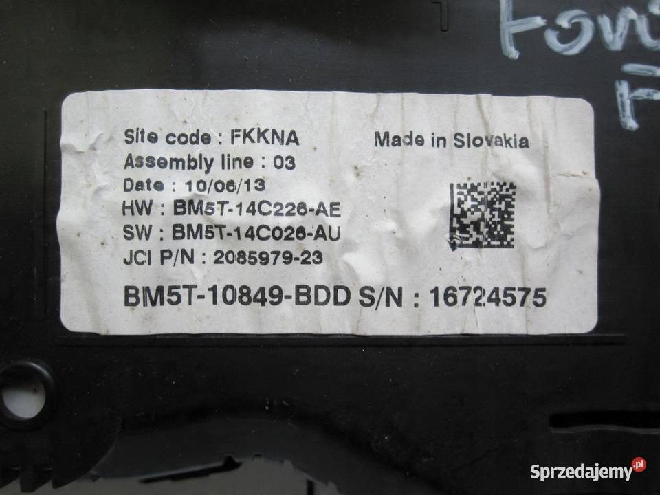 FORD FOCUS III 16 TDCI 13r licznik zegary Liczniki i zegary Części samochodowe