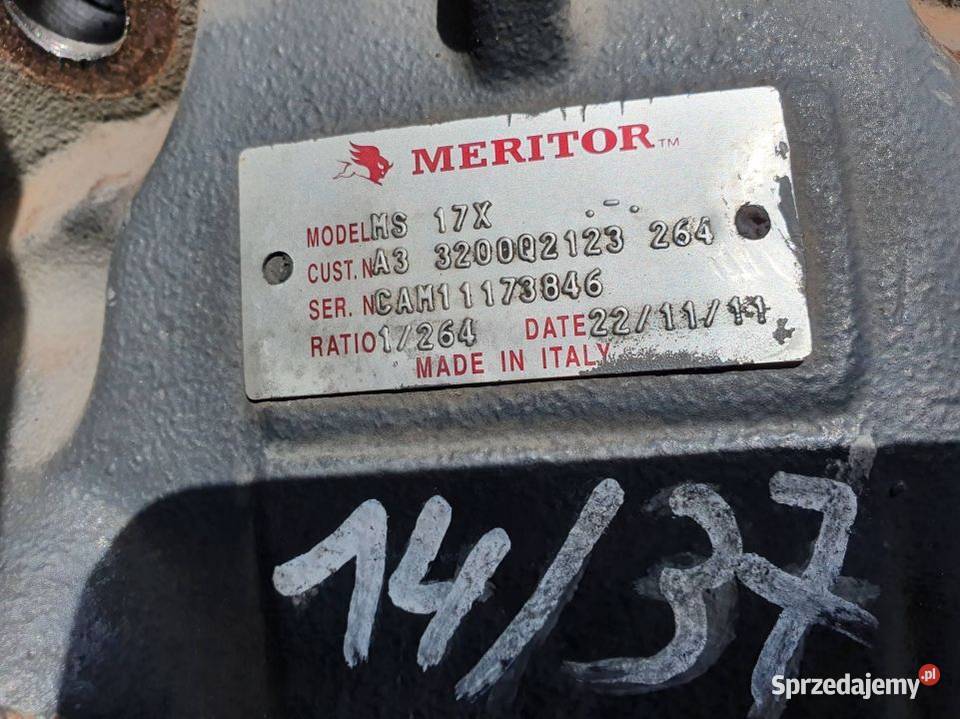 WKŁAD MOSTU TYŁ Iveco STRALIS 1437 BLOKADA kujawsko-pomorskie