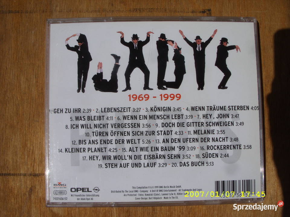 Ock kaseta CD PUHDYS 19691999 dolnośląskie Wołów