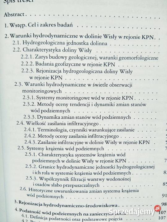 Ocena podatności wód podziemnych Krogulec Antykwariat mazowieckie Warszawa sprzedam