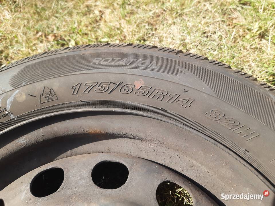 Koła zimowe 2 opony felgi honda 4x100 17565r14