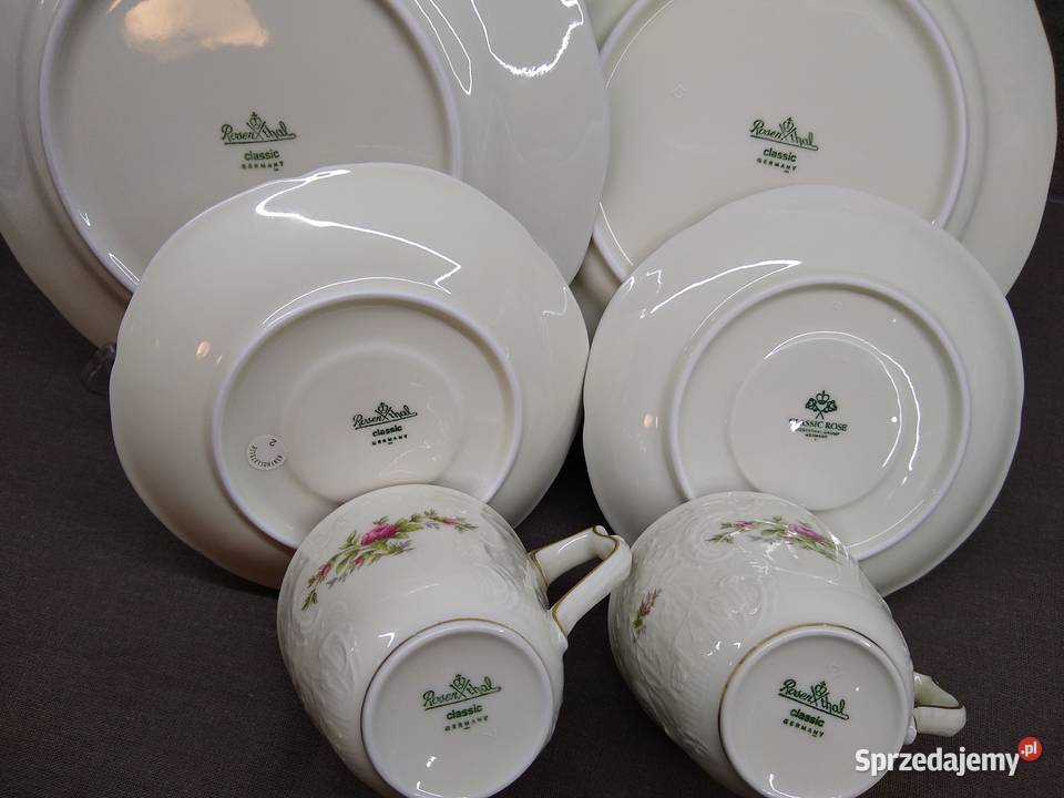 Rosenthal Sanssouci Ramona serwis duże filiżanki Porcelana i szkło wielkopolskie Kalisz