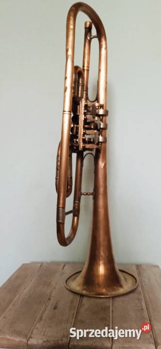 Stara mosiężna trąbka Kraków