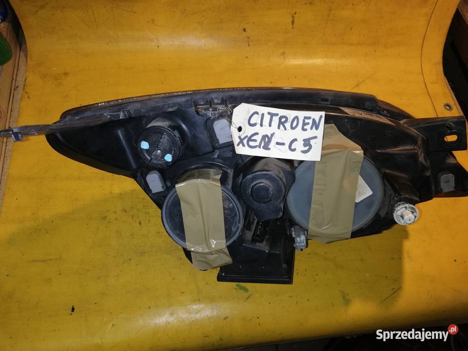 lampa przód lewa xenon Citroen C5 r0104 Piotrków Trybunalski