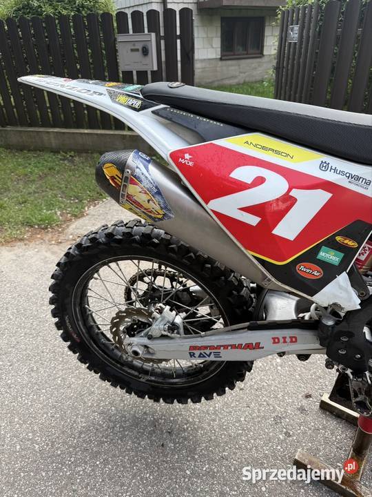 Cross Husqvarna FC350 2016r FMF rozrusznik 20km mazowieckie Ostrołęka