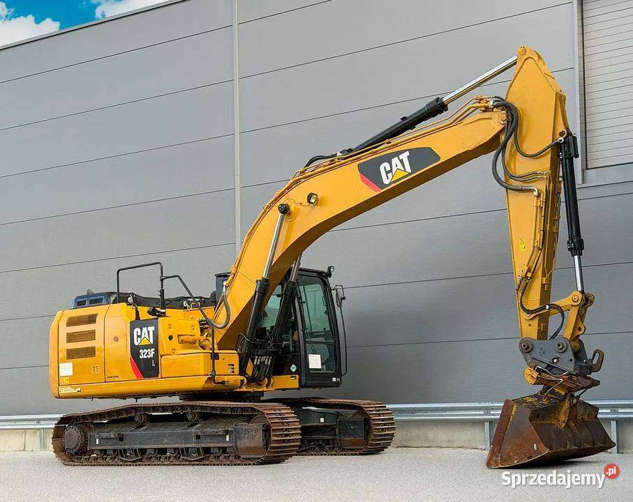Koparka gasienicową Caterpillar 323 F tez