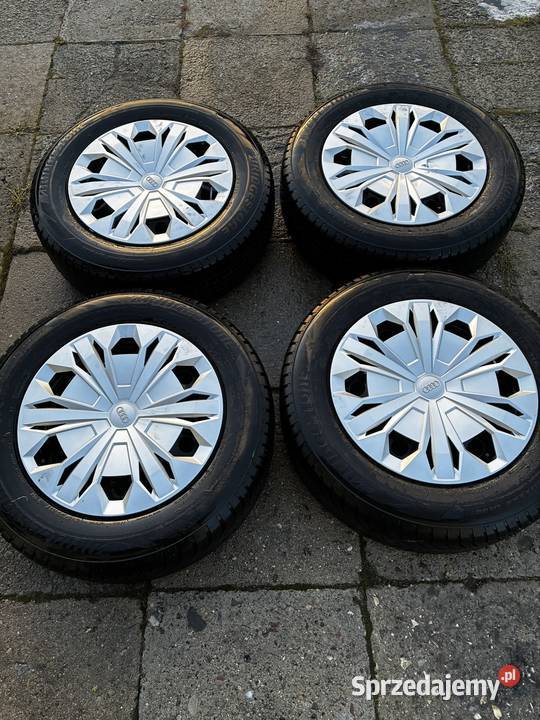 Koła zimowe Audi Q3 17 stalówki plus kołpaki Piotrków Trybunalski