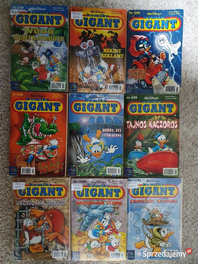 Komiks Gigant Gigant Poleca 80 tomów rózne