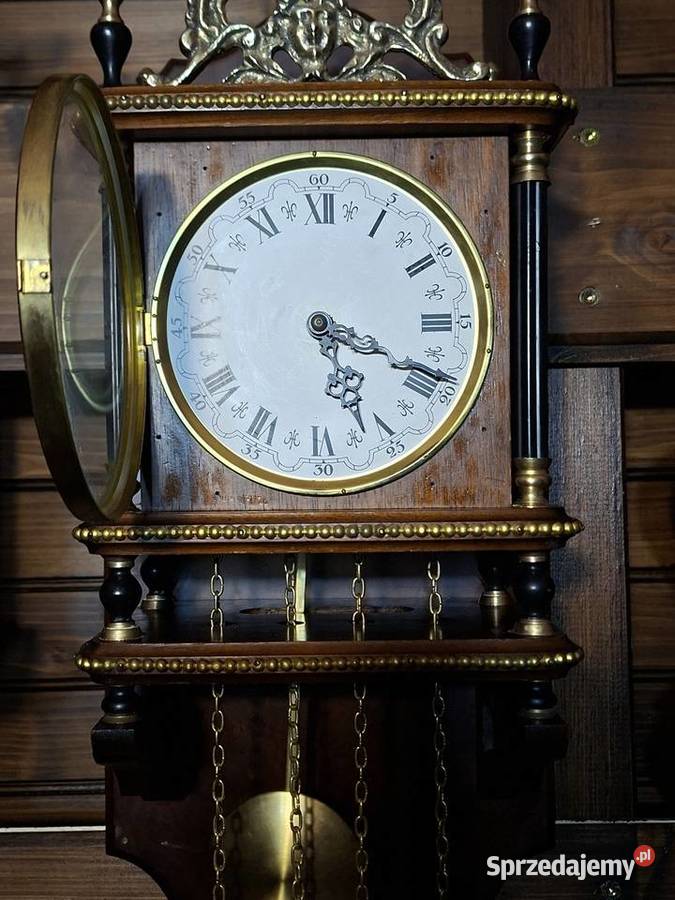 Wiszące zegar ścienny holenderski drewno Rzeszów