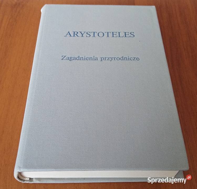 Zagadnienia przyrodnicze Arystoteles Biblioteka Gdańsk