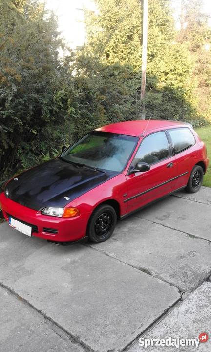 Honda Civic EG3 D13B2 czerwony Kozy