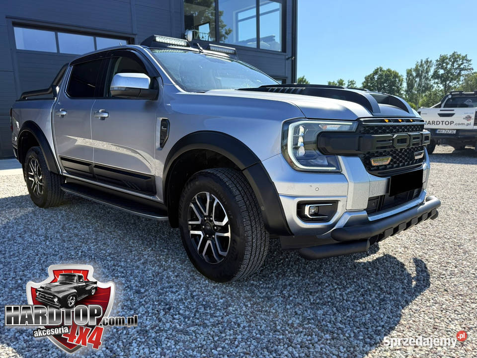 Orurowanie przednie FORD RANGER 2023 76mm Czarne Pasłęk