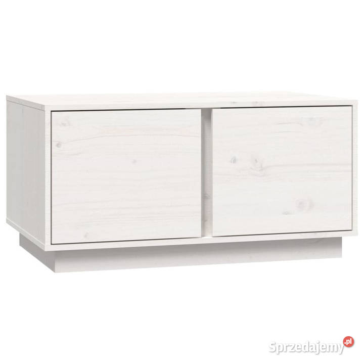 Stolik kawowy biały 80x50x40 lite drewno sosnowe mazowieckie Warszawa