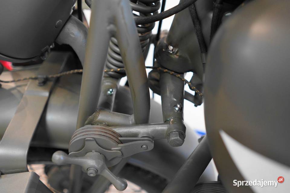 Motocykl Indian 741 zabytek wojsko koneserów nieuszkodzony Łańcut