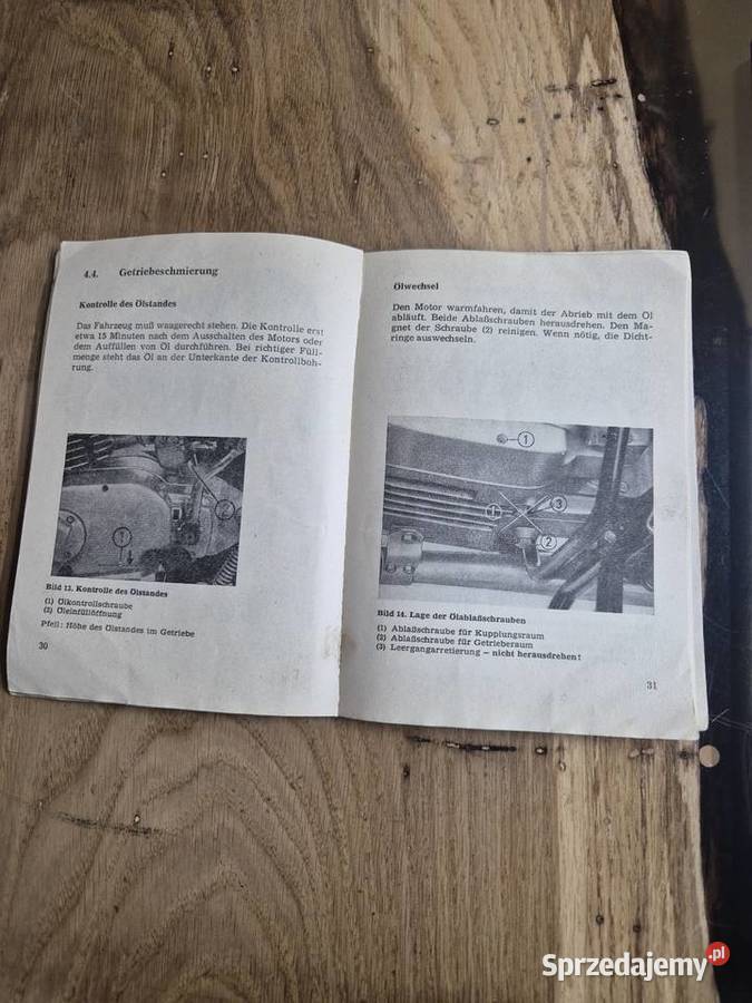 Mz etz 250 instrukcja obsługi książka napraw ddr Złocieniec